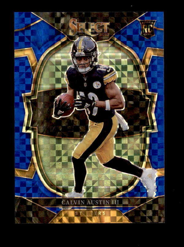 CALVIN AUSTIN III 2022 PANINI SELECT #65 ROOKIE BLUE PRIZM #132/199 BD6476