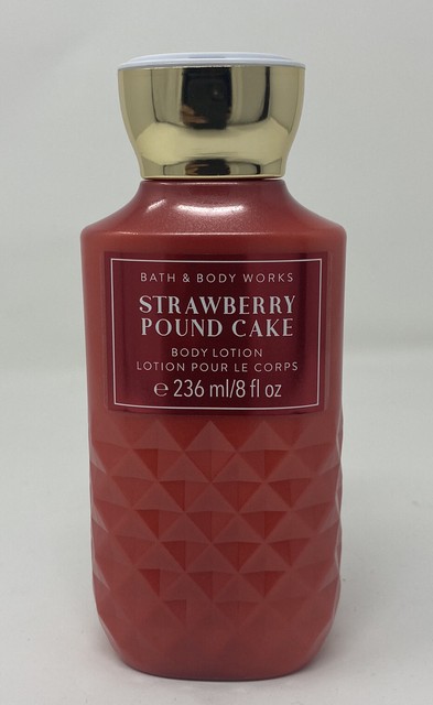 Bath and Body Works Strawberry Pound Cake Body Lotion 8 fl oz /236mL * NEW * Bath and Body Works Strawberry Pound Cake Body Lotion 8 fl oz /236mL * NEW *
