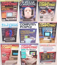 Various Vtg PC Computer Magazine MULTI-LISTING Apple IBM Software Electronics