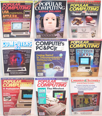 Various Vtg PC Computer Magazine [MULTI-LISTING] Apple IBM Software Electronics