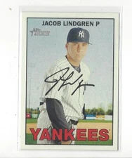 2016 Topps Heritage Gum Stained Back #139 Jacob Lindgren Yankees