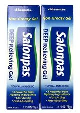 Salonpas Pain Relieving GEL 2.75oz ( 2 Tubes ) --