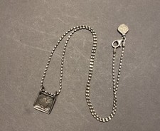 Silpada Sterling Silver Charm Dot Necklace and Heart Slide pendant S1747