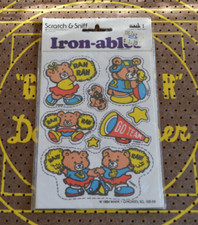 1984 Cheerleader Bears Football Bear Iron-ables NEVER BEEN OPENED Heat Transfer