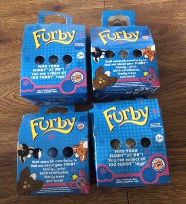 Furbys Lot Of 4 Toys 2005 Burger King Hasbro New