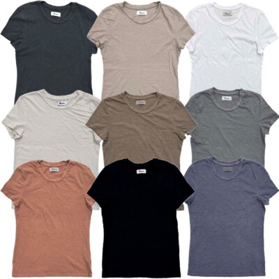 Rowan Women's Tyler Slub Cotton Short Sleeve Top Tee T-Shirt