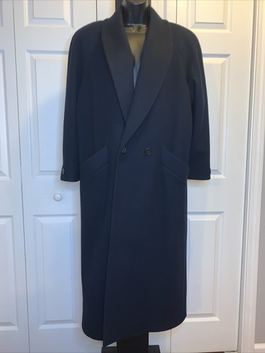 vintage black wool coat