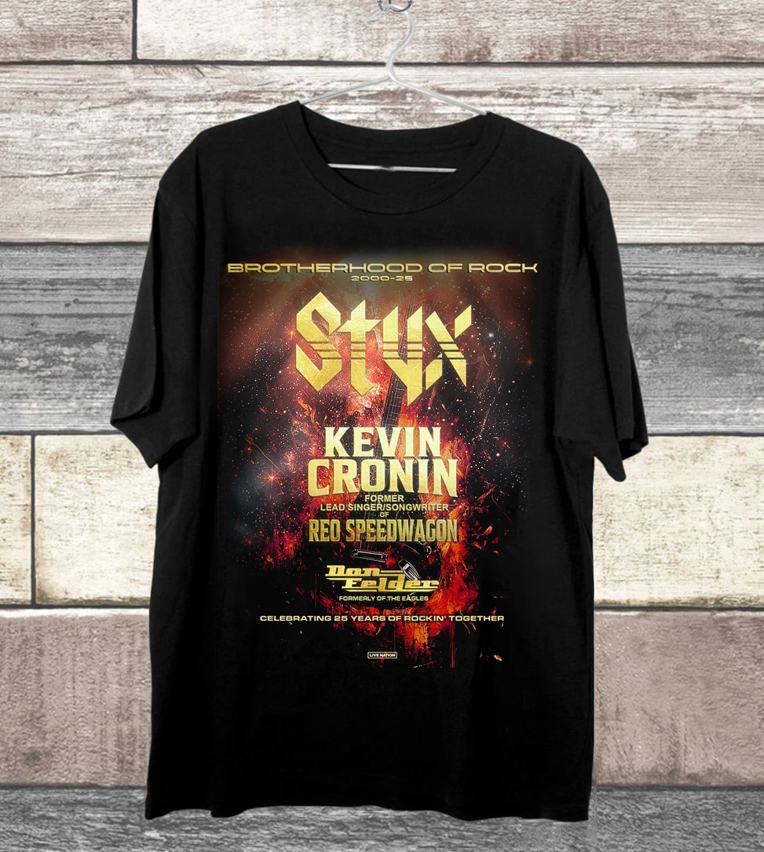 NEW Styx Band Tour Brother Hood Of Rock 2025 Unisex T Shirt Full