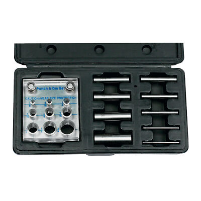 TTC 90105 9 Pc 1/8''-3/4'' Punch & Die Set