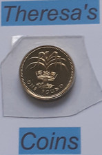 1985 £1  Crowned Welsh Leek 1 One Pound Coin Brilliant Uncirculated