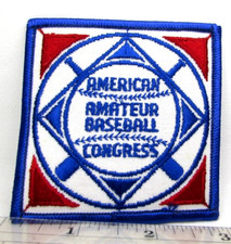 Vintage American Amateur Baseball Congress Jacket Patch AABC Adult League B