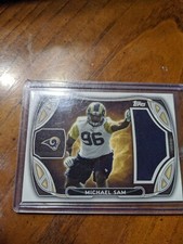 A19,723 - 2014 Topps Rookie Jumbo Relics #RJRMS Michael Sam Jersey
