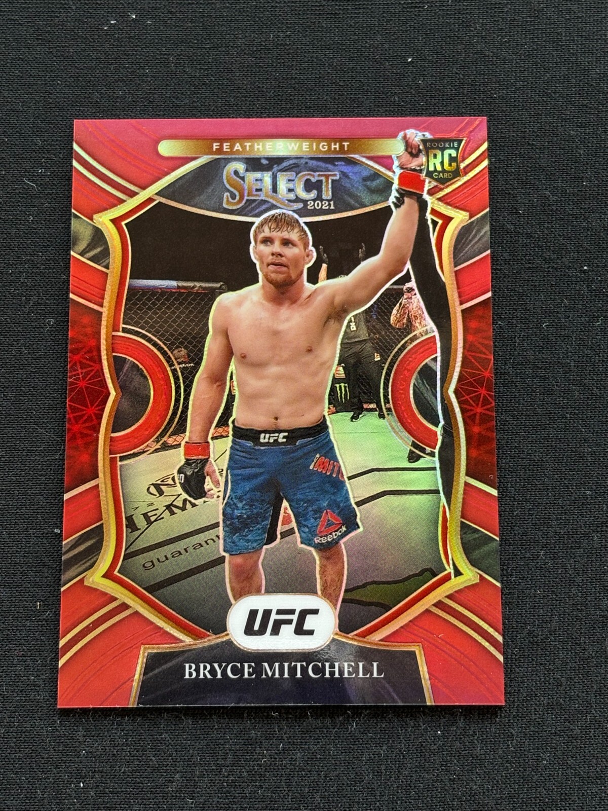 Bryce Mitchell 2021 Select Concourse RED Prizm Rookie RC UFC MMA 30/99 #81