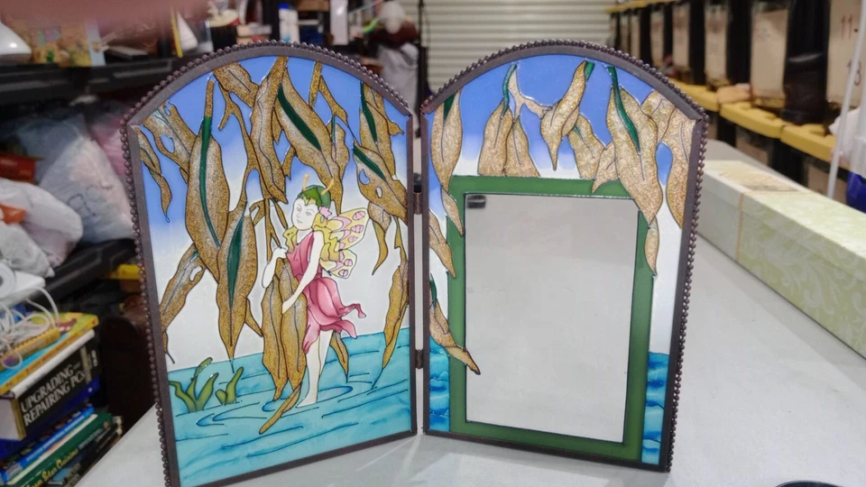 Marco de vitral Blue Berry Faerie 4 x 6 (HADA ROJA) Foto 2 de 3