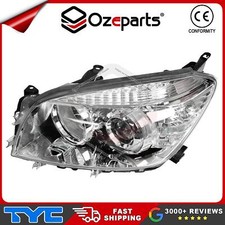 LH LHS Left Hand Head Light Lamp Chrome For Toyota RAV4 ACA30 2005~2008