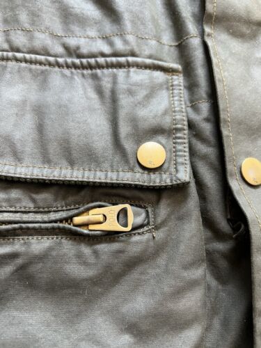 Giacca Motociclista Vintage Polo Ralph Lauren Moto Foderata in Flanella Utility Pesante Taglia XL - Foto 4 di 24