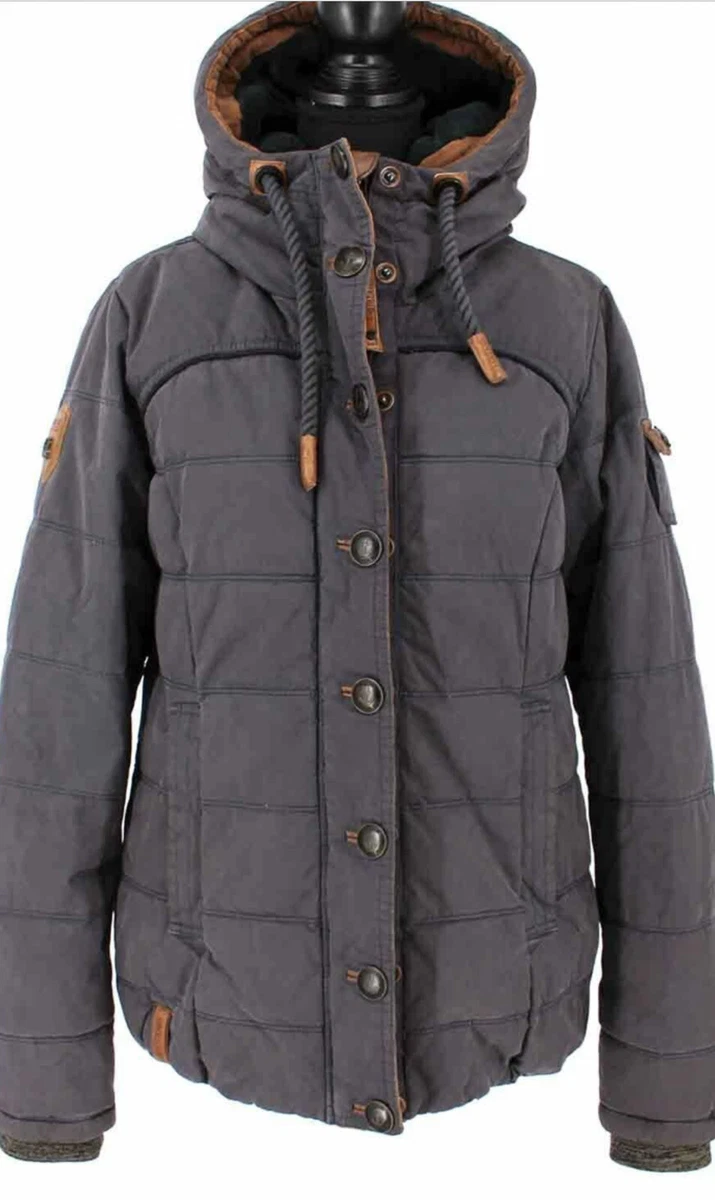 Parka femme a capuche bleue Naketano taille S