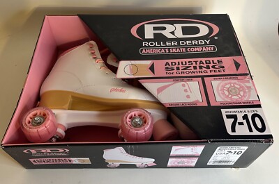 Roller Derby Hightop Adjustable Women's Roller Skates Size 7-10 NEW OPEN BOX