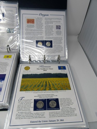 Statehood Quarter Collection, Postal Commemorative Society, Volumes I & II - Picture 5 of 6