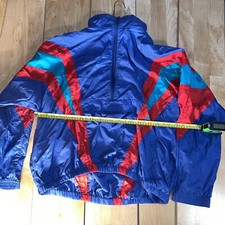 VTG Retro Adidas Trefoil 90 s Colorblock Hooded Windbreaker Track Jacket XL