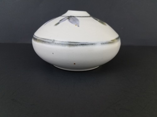 Stone Soldier Pottery Studio Art Pottery Vase or Oil Lamp (No Wick) Signed - Picture 6 of 7