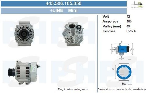 Lichtmaschine 30A Generator LiMa 12V Alternator Für CITROËN 2CV