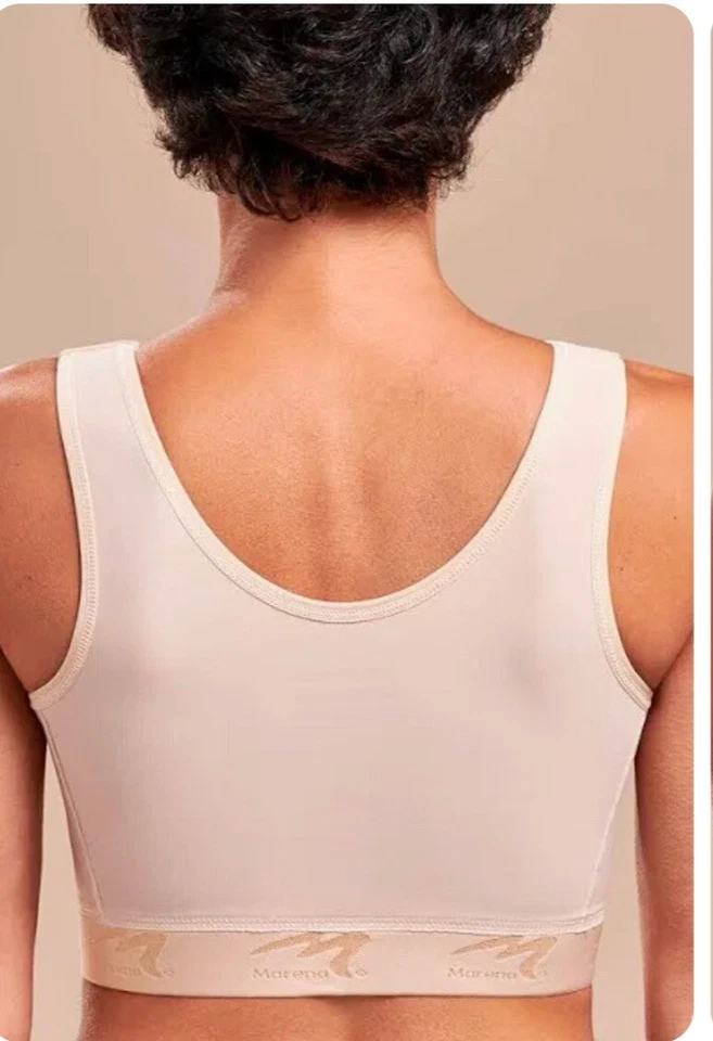 Sujetador de compresión post cirugía Marena Comfort Wear. Beige 34 C Foto 2 de 4