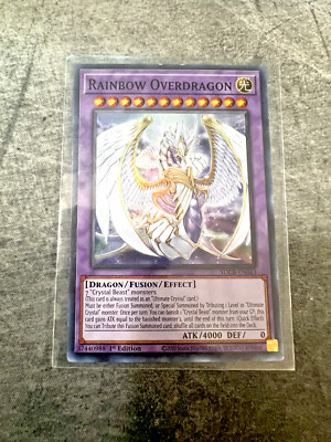 Rainbow Overdragon SDCB-EN043! 1st Edition Unlimited! LP/NM! Rare! Holo! 