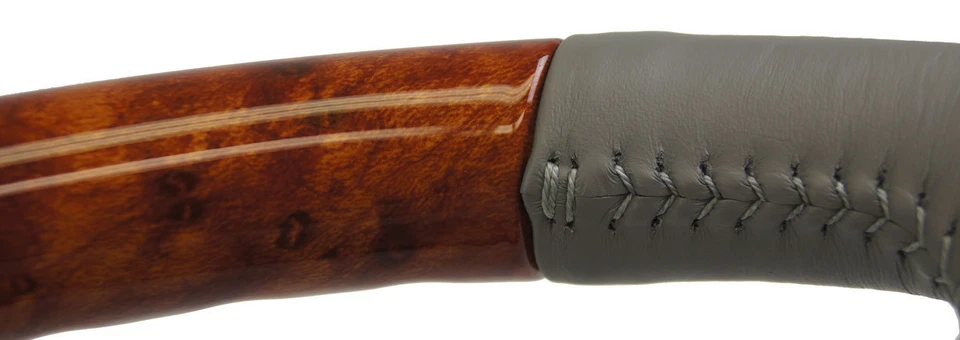 Volante Toyota Avalon 2005-2010 cuero gris con grano de madera sin controles nuevo Foto 4 de 4