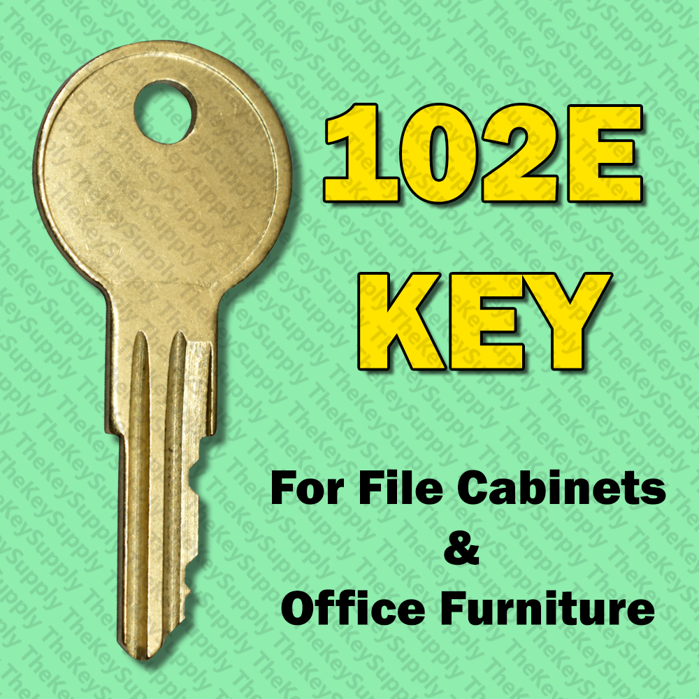 102E File Cabinet Key for Office Desk & Furniture Drawers-image