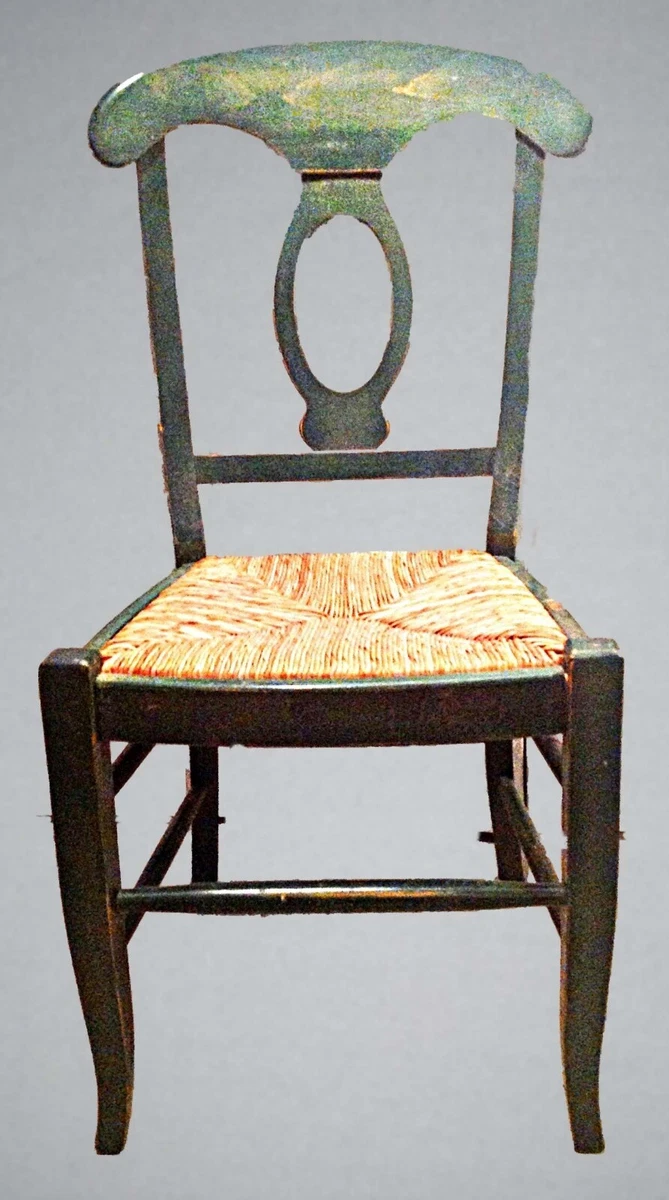 Pottery barn rush seat chairs sale