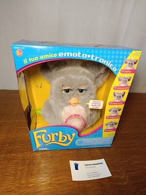 Emoto-Tronic Furby 2005 Tiger Electronics 59294 GREY - BLUE