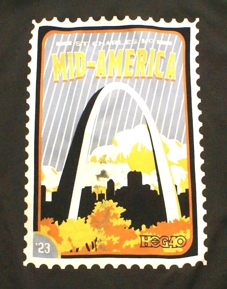 Harley Davidson Owners Camp Shirt HOG40 St Charles, MO Rally 2023 Mens 2XL XXL - Image 2 of 4