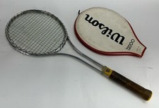 Racchetta da tennis vintage Wilson T2000 4-1/2" impugnatura luce con coperchio
