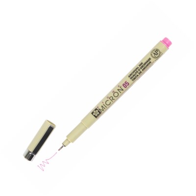 XSDK05-21 Sakura Pigma Micron 05 Marker Pen, 0.45mm Tip, Rose, Box of 12