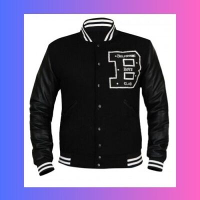 Billionaire Boys Club Varsity Letterman Wool Jacket With Sheep