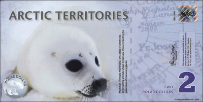  Arctic Territories 2 Polar Dollars 2010 Polymer (1)