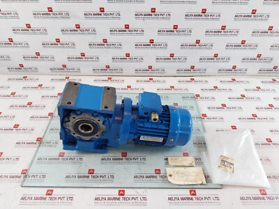 ROSSI MOTORIDUTTORI MS711-4 3-Phase Motor & Bremse W / Mriv 62 U02A Getriebe