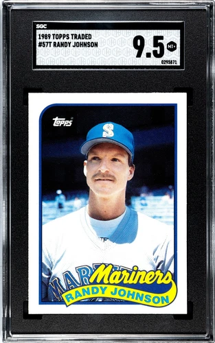 1989 Topps Traded RANDY JOHNSON #57T Graded SGC 9.5 *MINT*