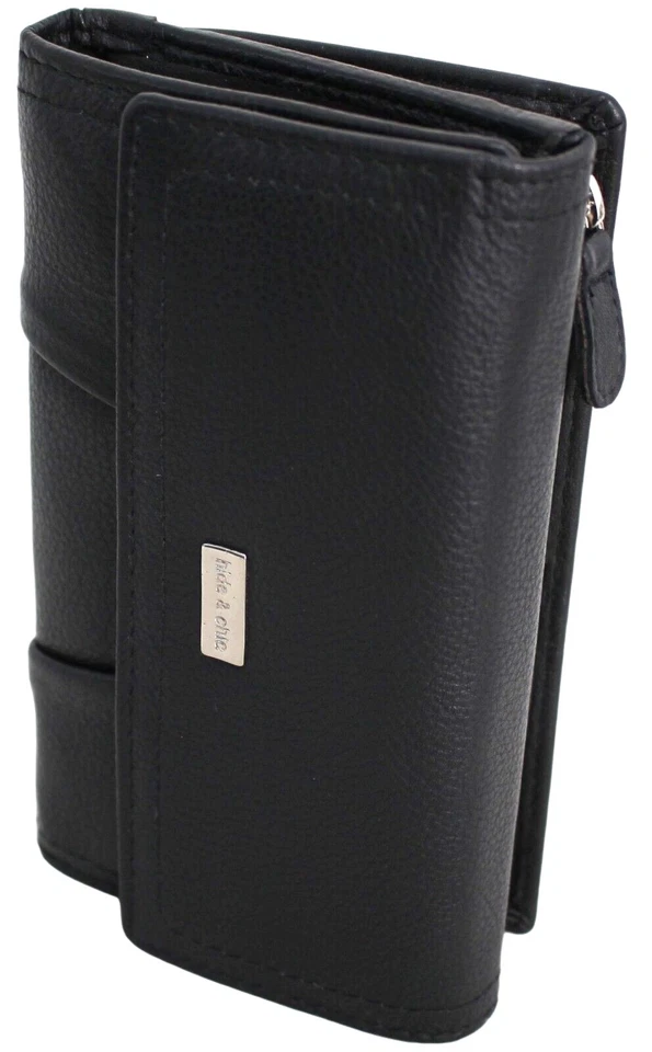 RFID SECURITY LINING. Quality Full Grain Cow Hide Leather Purse. Style No: 21004 - image 2 of 4
