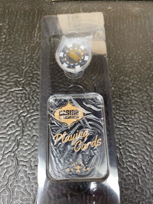 Mezco playing cards poker chip from gomez Casino La Cucaracha high roller box