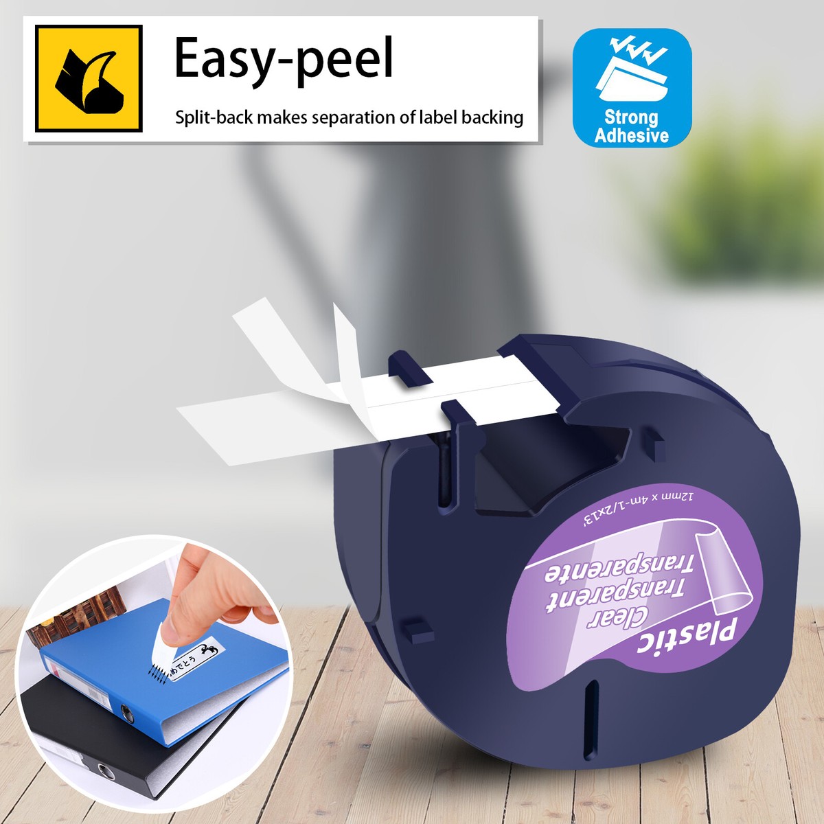 Nelko Lot De 3 Rouleaux D'autocollants Authentiques Pour