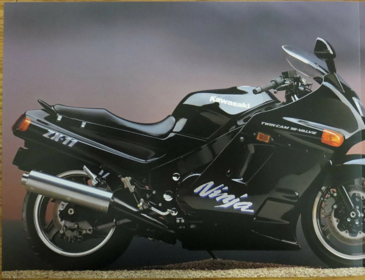 1992 ZX11 Ninja Kawasaki Sales Brochure [OEM/Original] ZX1100-C3 --  Beautiful