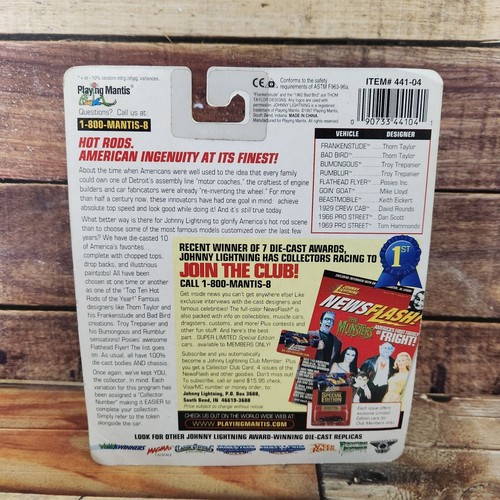 Vintage 1997 Johnny Lightning HOT RODS Goin' Goat 1970 Pontiac GTO W/Graphics  - Picture 9 of 9
