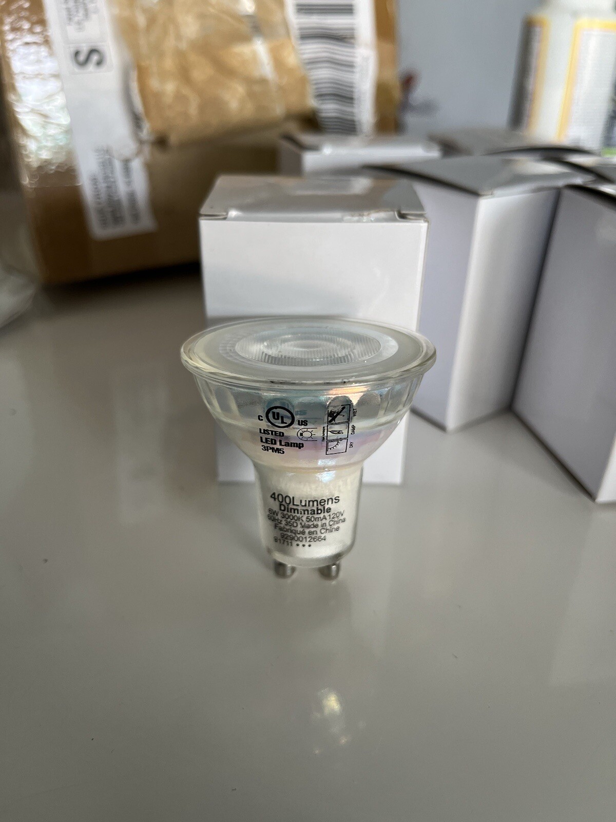 Philips GU10 LED Bulbs Dimmable LED Track Light Bulb 3000K