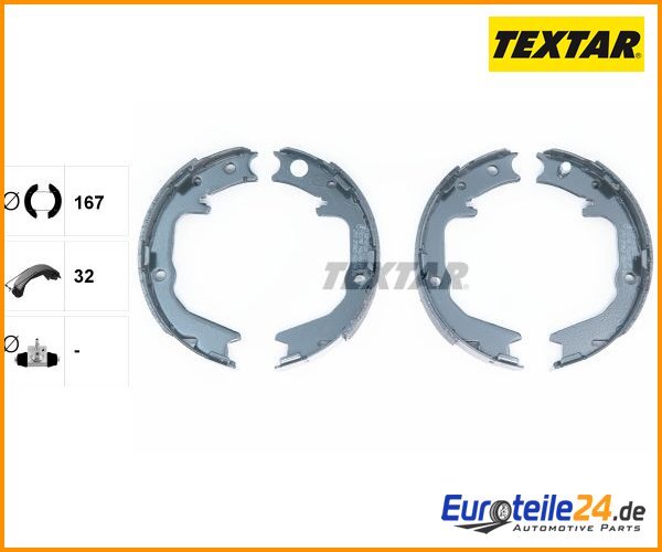 Bremsbackensatz, Feststellbremse Textar 91062900 FüR Hyundai-image