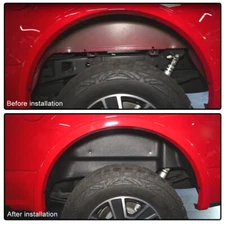 Fit For 2015-2018 Ford F-150 Rear Wheel Well Guard Inner Fender Mud Flap