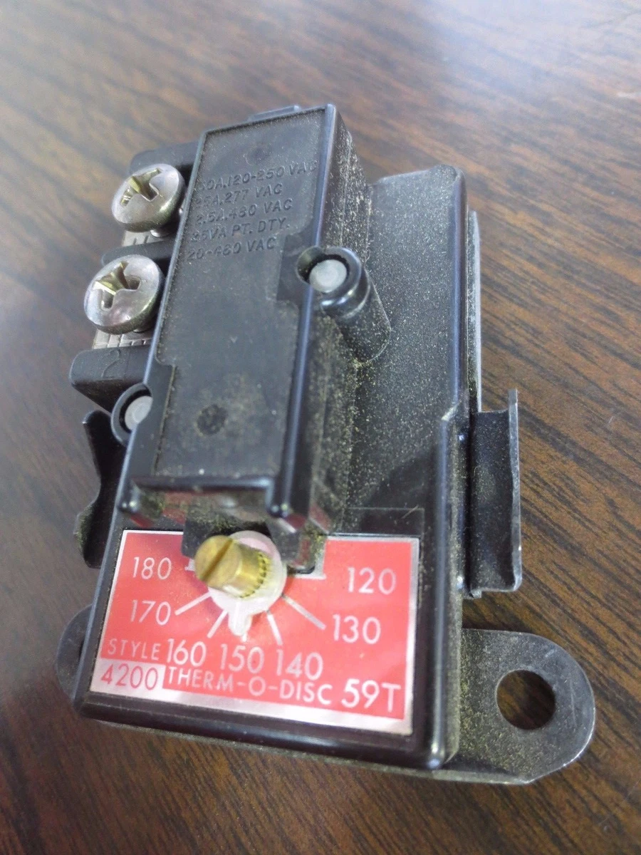 A O SMITH 4995 - THERMOSTAT, STYLE 4200 - SINGLE POLE, SINGLE THROW  120-480VAC | eBay