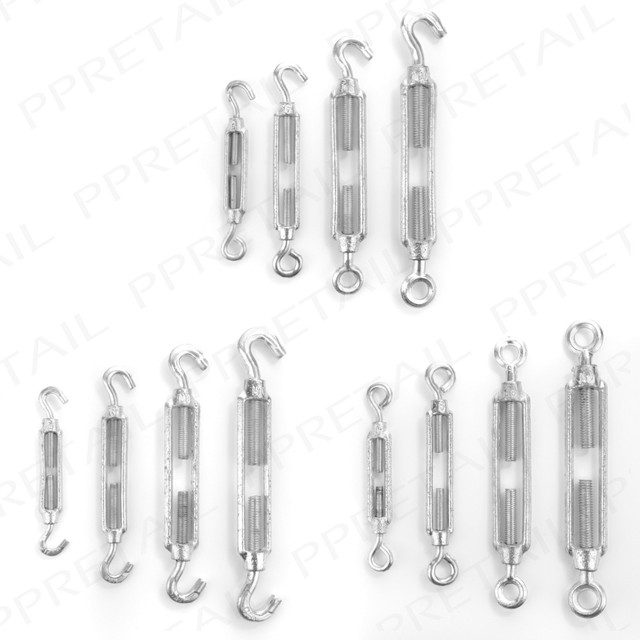 10 x SMALLLARGE M5/M6/M8/M10 TURNBUCKLES Wire Tensioner/Strainer