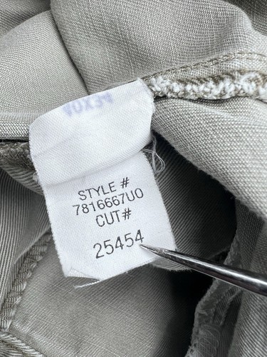 Vintage Polo Ralph Lauren Chino Pants Mens 38x32 Khaki Pleated FLAWS - Picture 21 of 22